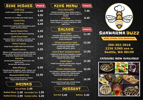 shwarma buzz|shawarm buzz menu.